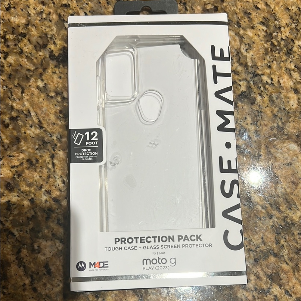 Case-Mate Clear Protection Pack for Moto G Play (2023)